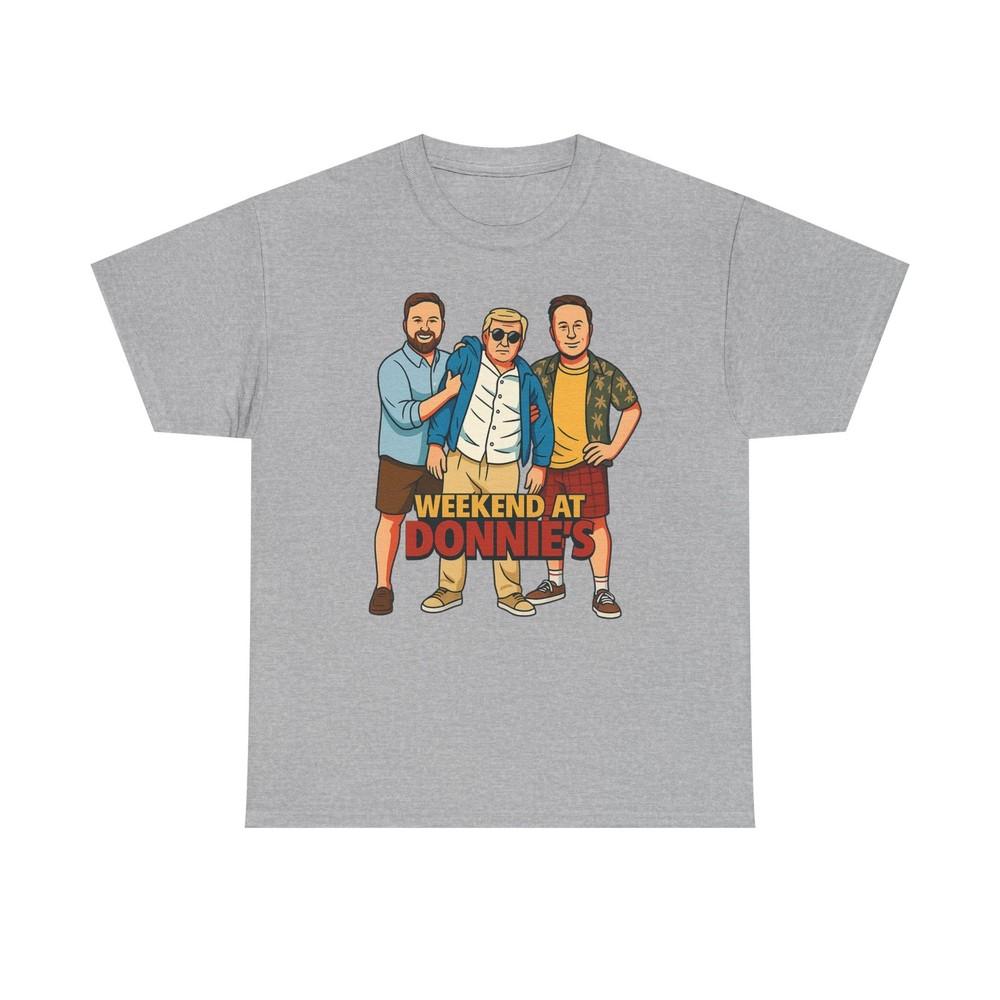 GAVIN Newsom Weekend At Donnie s America Maga  cotton short sleeve Tee T-Shirt Unisex T-Shirt S