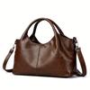 2025 Trendy Handbag, Fashionable Women's Shoulder Bag, Gift for Mom, Casual Crossbody Bag, Versatile Shopping Bag with Zip Closure