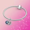 Real 925 Sterling Silver Dumb Charm Dangle Pendant Bead Fit Original Fashion Bracelet Women Fashion Jewelry Gift
