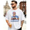 Men's Billdozer Retro American Football T-Shirt - Vintage Billdozer Character Print, Round Neck Regular Fit Tee Suitable for Casual Wear, Parties,
