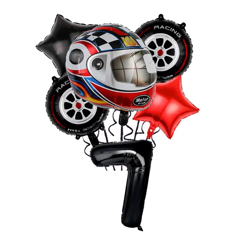 Motorcycle Birthday Party Decoration Motocross Race Tableware Cup Plate Balloon Tablecloth For Kids Boys Party Favors Gift