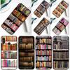 Vintage BOOK Bookworm Bookshelf For Huawei Nova 12s 12i 11i 5T 9 10 SE Y91 Y90 Y60 Y70 Y72 Y61 P60 Pro P20 P40 P30 Lite Case