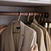 5pcs Coat Hangers Solid Aluminum Alloy Seamless Matte Gold Clothes Hanger Trousers Sweater Storage Racks Wardrobe Organizer
