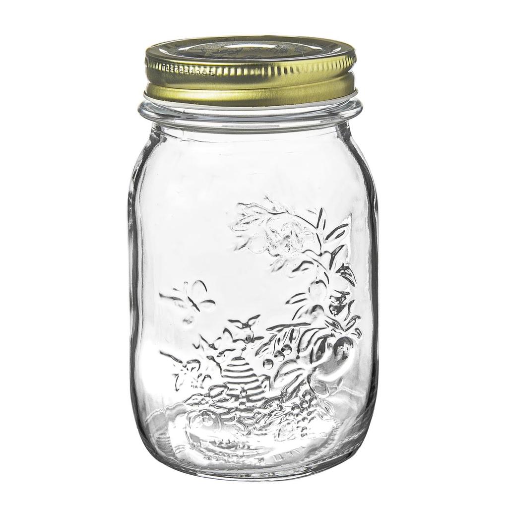 Bormioli Rocco Quattro Stazione Jar 0.5L 3.49750(00235) Italy RBR7903