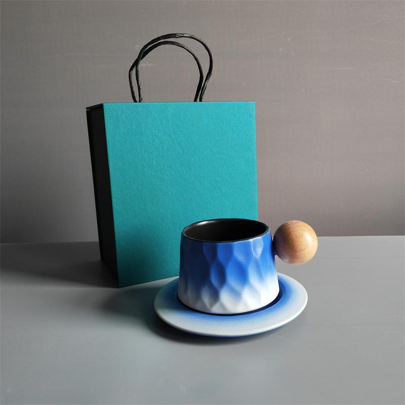 Light Luxury Ceramic Coffee Cup Cup Creative Household High Value Latte Water Cup