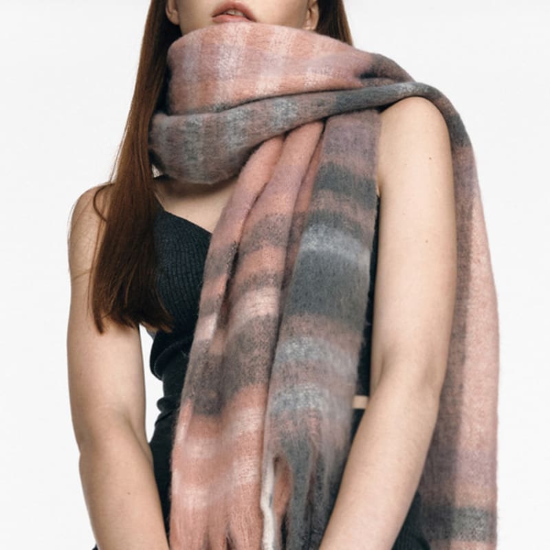 BRIGHTEN Großer Karomuster Schal (5 farben)