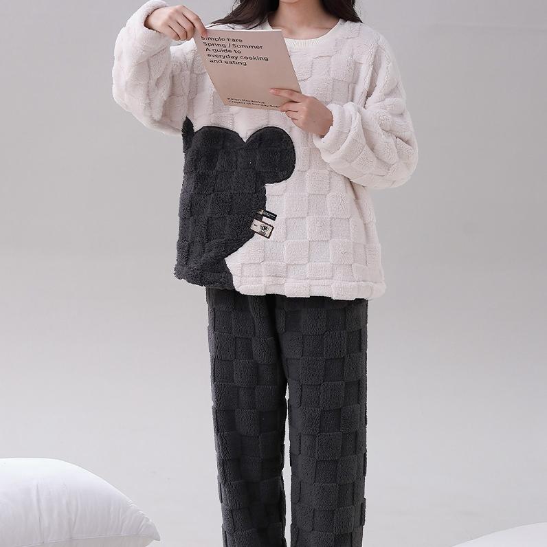 

Пижамные комплекты из бархатной синей женской пижамы, теплые пижамы с длинными рукавами и длинными штанами, осенне-зимние мягкие пижамы, уютные пижамы, удобные пижамы для девочек 2XL