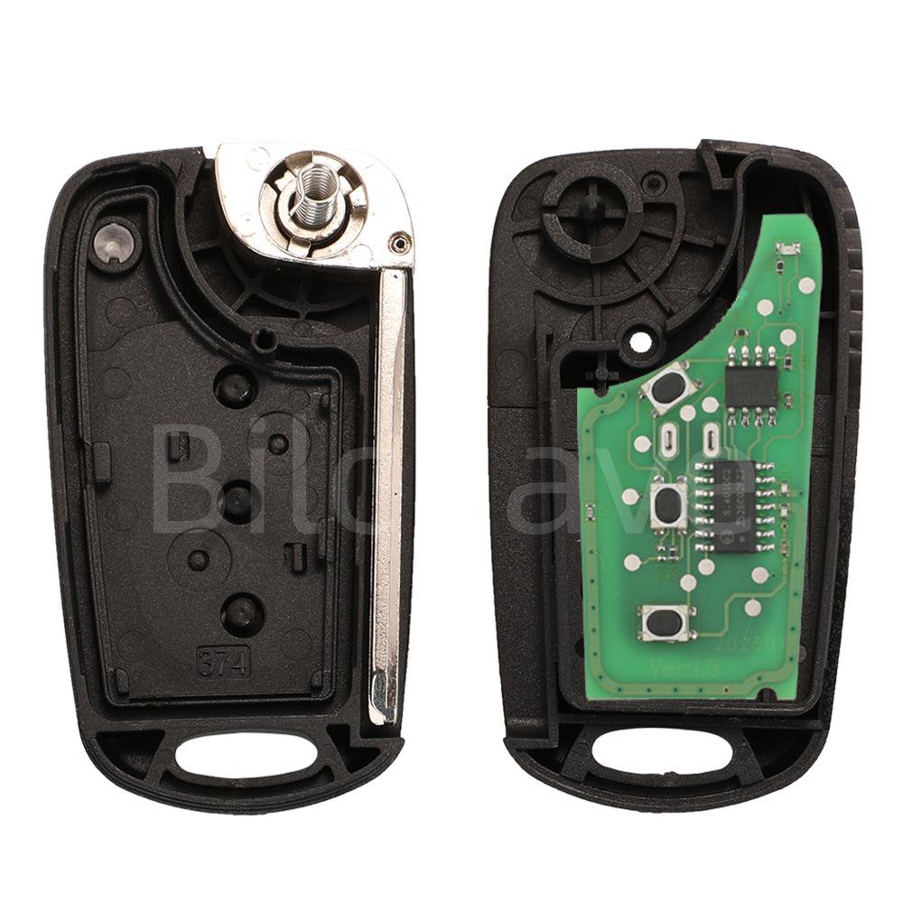 95430-1M250/1X000 מפתח רכב מקופל מרחוק לקיה, תואם ID46 433MHz FSK