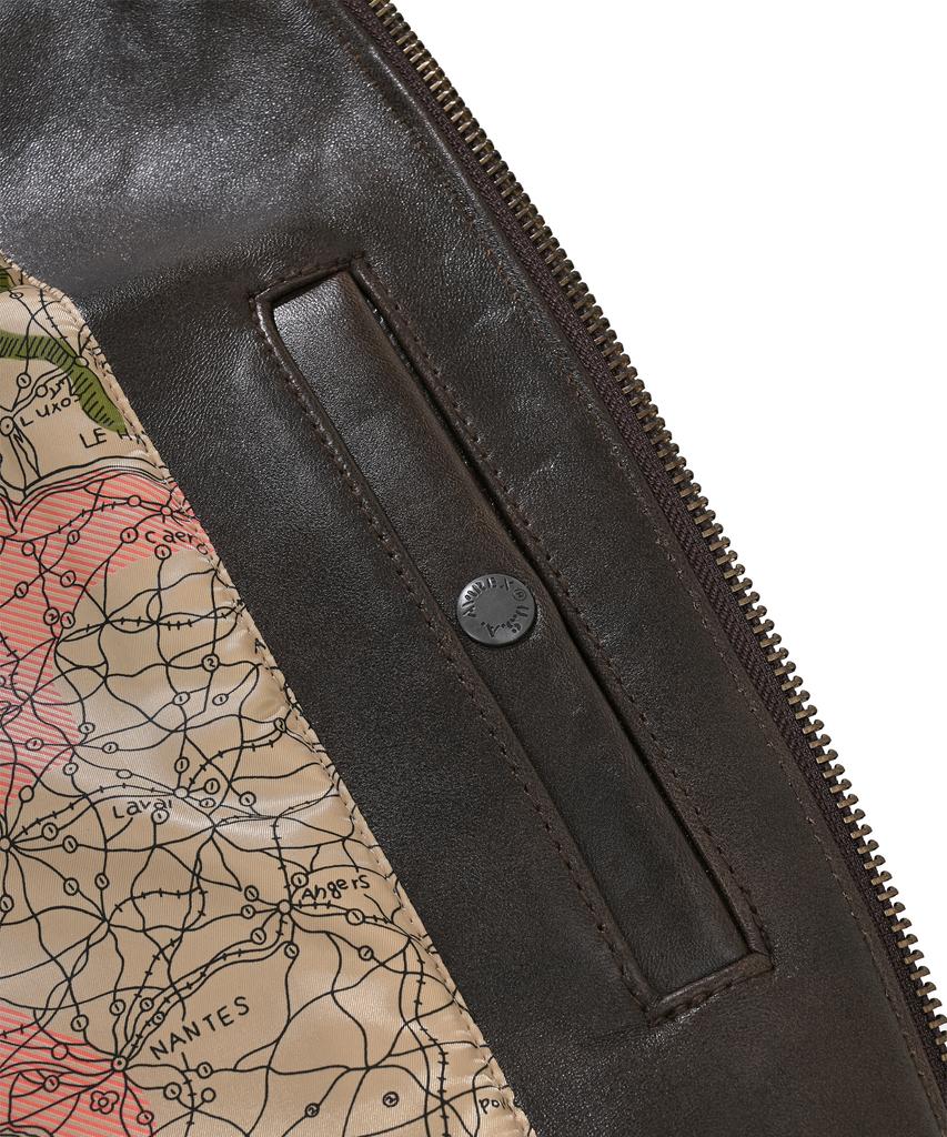 Avirex G-1 Antique Ship Leather Top Gun Blood Chit / 7834950014 Brown