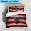 Brentford Football Club Crest 3PCS Print Bedding Set, Includes A Duvet Cover and Two Pillowcases for Bedroom, Dormitory, Suitable for All Seasons
