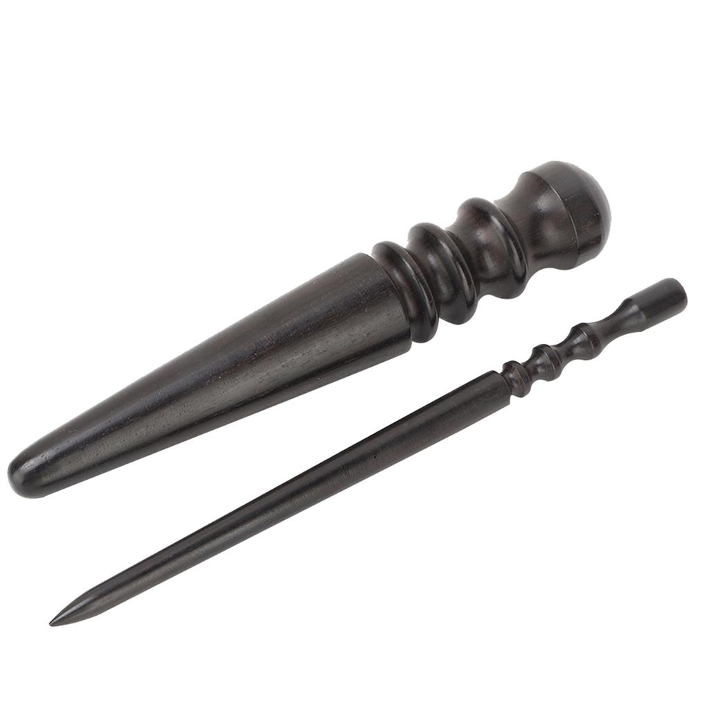 2pcs Leather Wood Edge Slicker MultiSize Burnisher Leather Craft DIY Handworking Tool