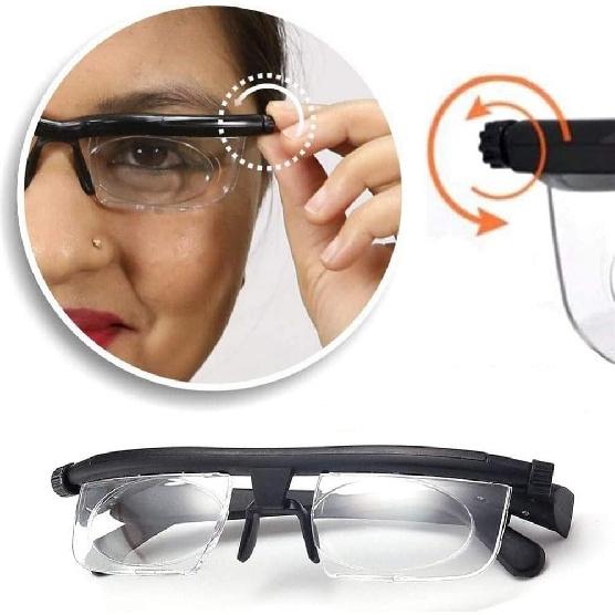 FOTN Adjustable Glasses Dial Vision Adjustable Magnifying Reading Glasses For Seniors Women Men