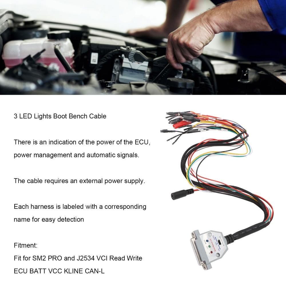 With Switch Boot Bench Cable Multi-Terminal Wiring DB25 Cable Heavy-Duty ECU Boot Cable Auto Shop