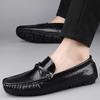 2025 Summer Classic Penny Loafers Men Boat Shoes Breathable Man Moccasins Leather Slip On Flats Luxury Mens Casual Driving Shoes