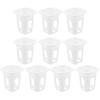 Cabilock 50 Pcs Orchid Pots with Holes 50 Hydroponic Grow Baskets, Indoor Outdoor Plants Starter for Garden Supplies, Breathable Slotted Orchids