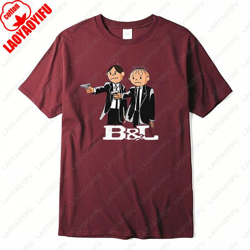 

Болек и Лёлек Польша Смешная футболка Мужская оригинальная футболка оверсайз Женская повседневная Польские мультфильмы ПНР Подарок Хлопковые футболки M