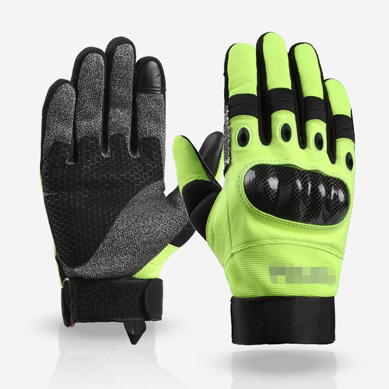 

Светоотражающие перчатки для всех пальцев, защита для езды на мотоцикле, сенсорный экран, для спорта на открытом воздухе, дышащие, противоскользящие, велосипедная партия