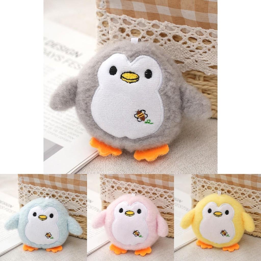 Cute Penguin Plush Keychain Accessory Fluffy Stuffed Animal Bag Decoration