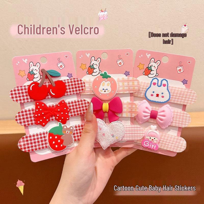 Children's Baby Hair Finishing Velcro - Gentle and Cute Hair Patches for Little Girls