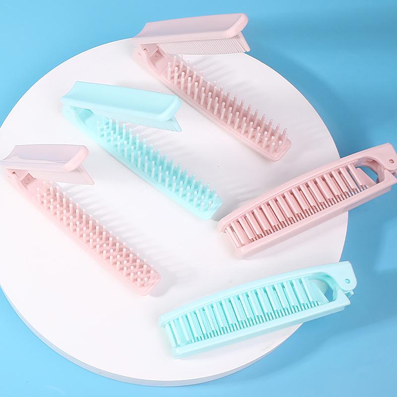 Portable Travel Hair Comb Detangling Hair Brush Foldable Dual-Purpose Massage Comb Anti-Static Hair Combs Hair Styling Tools