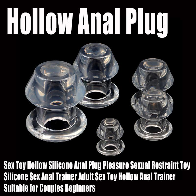Hollow Anal Plug Dilator Expansion,Tunnel But Butt Plugs Anus Ass Stuff Stretching Sex Toys,Analplug Butplug Buttplug Analsex