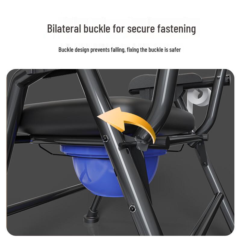 Multi-functional Portable Commode Chair