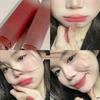 Cold Korean Girl Color! Olive Peel Show Daytime Vegetable Smoke Powder Gray Purple Salted Plum Berry Color Lip Mud Glaze Cream Lipstick