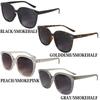 EIGHT Big Frame Sunglasses for Men and Flat with American Casual Surf Half F Women, Type, Case, Style, Gray/Smoke