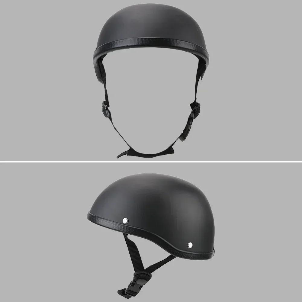 Retro Motorcycle Helmet ABS Shell Unisex Half Face Helmet Motorcycle Mountain Bike Riding Helmet Fashion Motorcycle Equipment