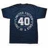 Funny 40 Year Old Gifts Vintage 1985 Limited Edition 40th Birthday Tshirts Men Fashion Tshirt 100 Cotton Oversized T Shirt