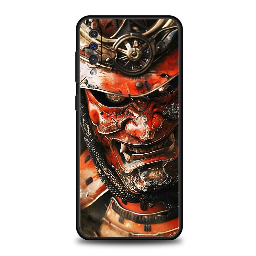 

Phone Case For Samsung A56 A36 A26 A24 A12 A14 A16 A50 A70 A22 A40 A34 A54 A42 A52 5G A04s A06 Cover Japan Ghost Face Samurai Galaxy A20s