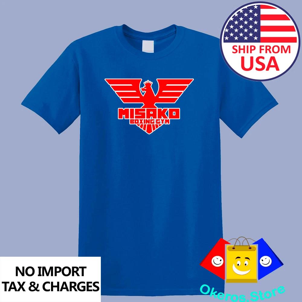 Misako Boxing Gym Japan Men s Royal Blue Size S to 5XL 4XL