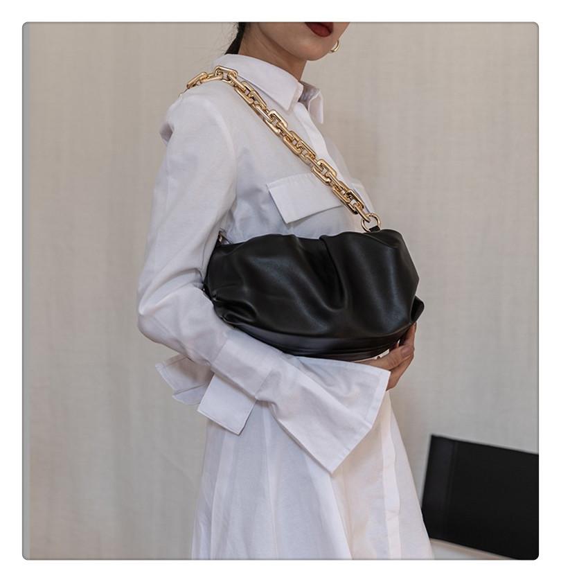 Vintage Brown Leopard Print Bag Canvas Bag Women'S Autumn And Winter Shoulder Underarm Bag Tote Bag