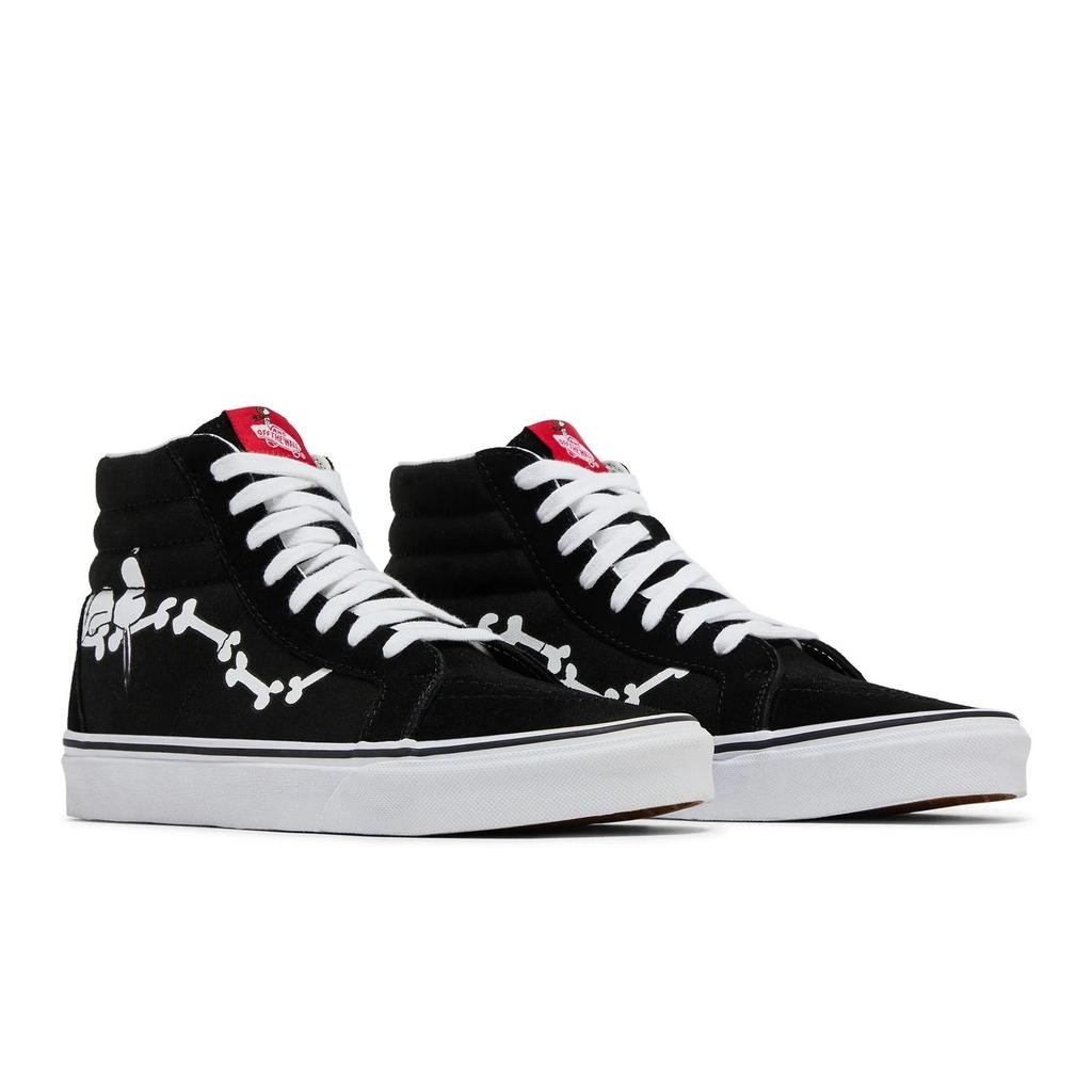 Vans SK8-Hi Reissue 'Snoopy Bones' (Unisex) Black Skate Shoes VN0A2XSBOHL