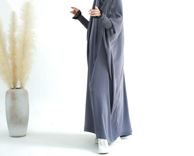 Loriya Solid Color Big Swing Robe Dress 2023 - LR609, Dubai, Turkey