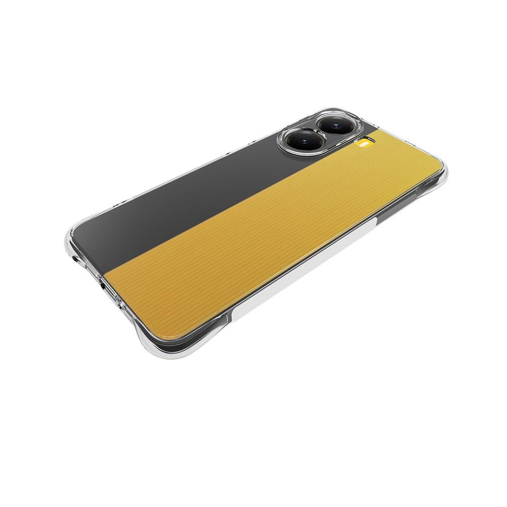 TYMEI pro Xiaomi Poco X7 Pro 5G/Redmi Turbo 4 5G kryt se čtyřmi rohy, nárazuvzdorný, průhledný, 1,5mm