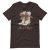 Am I Okay Cowgirl Shirt Cowboy Boots Bow Western Country Girl Graphic T-Shirt
