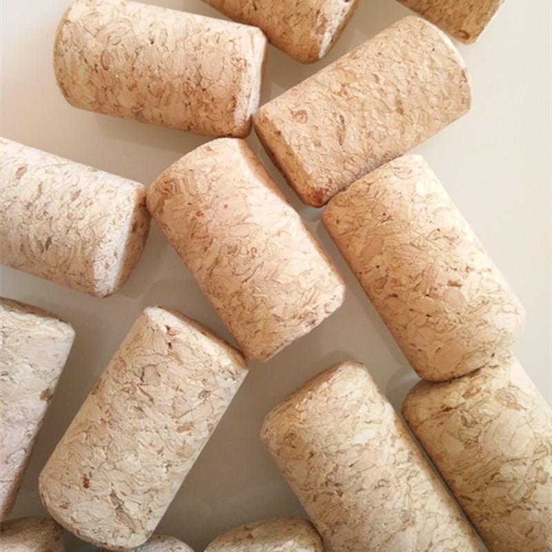 Red Wine Granulated Cork Bottle Stopper | Natural 1+1 Cork