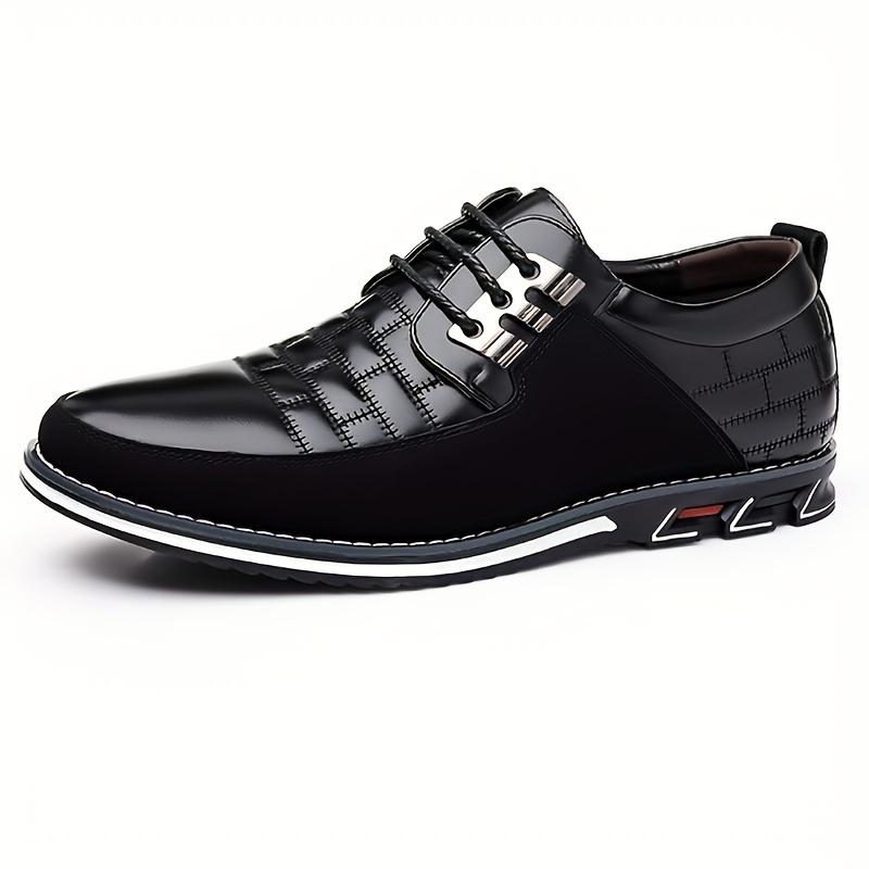 Pánské čtvercové vyšívané obchodní mokasíny