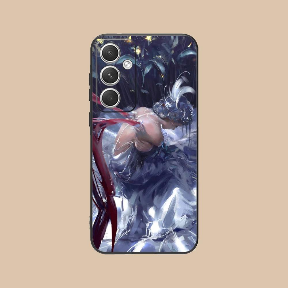 Anime Ghostblade Mobile Phone Case for Samsung Galaxy S26 S25 S24 S23 S22 S21 S20 Note20 Plus FE Ultra Colorful Cover Luxury
