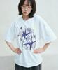 GAKKAI UNIONS Star Scribble Short Sleeve T-Shirt White