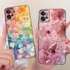 For Motorola Moto G32 Case XT2235-2 XT2235-3 New Flowers Butterfly Painted Cover Soft TPU Phone Case For Moto G32 MotoG32 Fundas