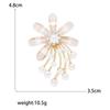 Luxus Strassblumen Broschen für Damen Unisex Harz Pflanzen Pins Event Party Geschenke Rucksack Dekoration Kleidung Accessoires