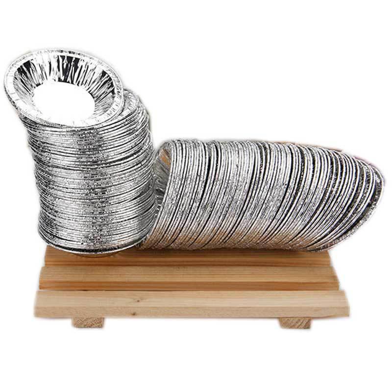 "250-Pack Round Aluminum Foil Egg Tart Molds"