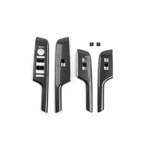 For Hyundai Kona SX2 2026 2026 Wood Grain Door Armrest Pad Decal Window Switch Button Cover LHD