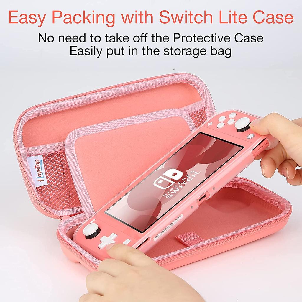 Carrying Case Compatible with Nintendo Switch Lite, Portable Nintendo Switch Lite Bag for Switch Lite with Storage