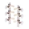 3L 3R Layout Guitar Machine Heads Silver Color Classical Guitar Tuning Keys  For Guitar Parts