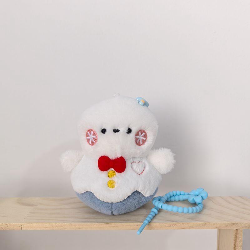 Love And Deepspace Series Peripheral Snowmen Bird Plush Doll Pendants Keychain