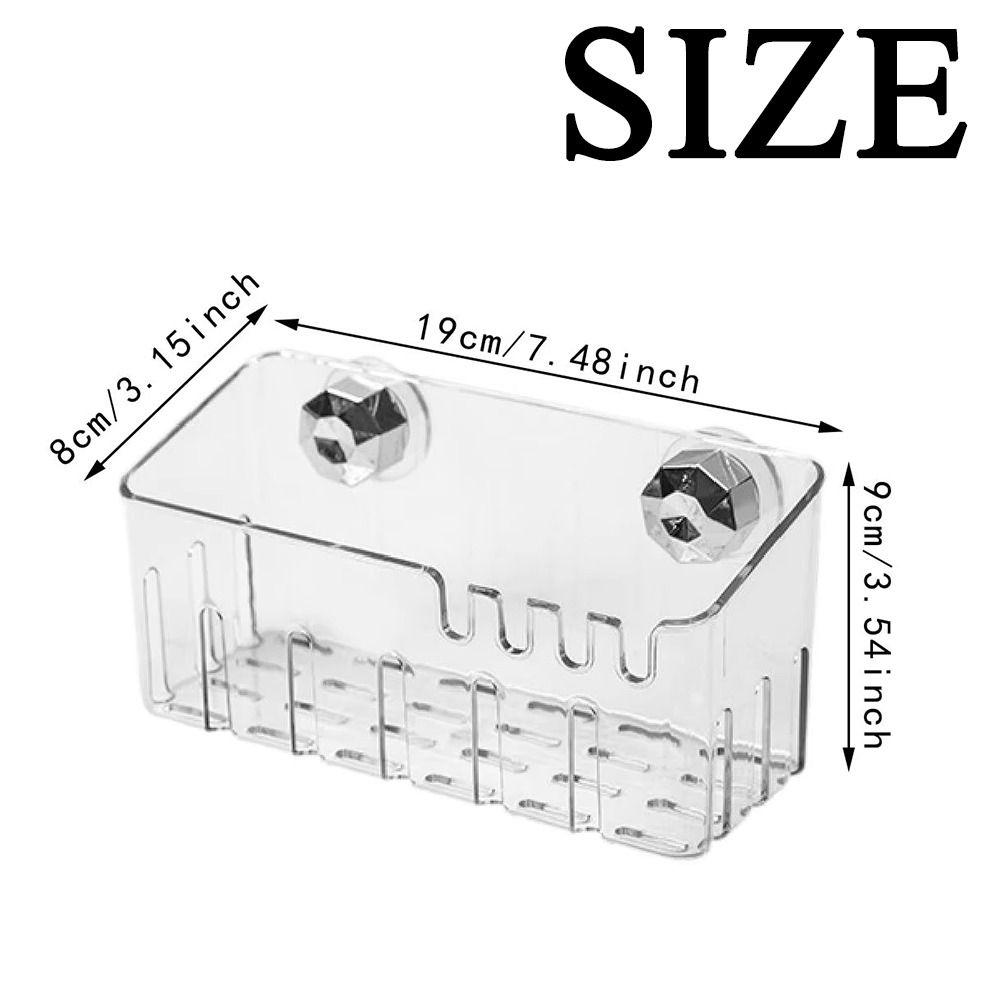 Suction Cup Kitchen Storage Racks Self-draining Seasoning Organizer Kitchen Sink Rack  Drain Rack