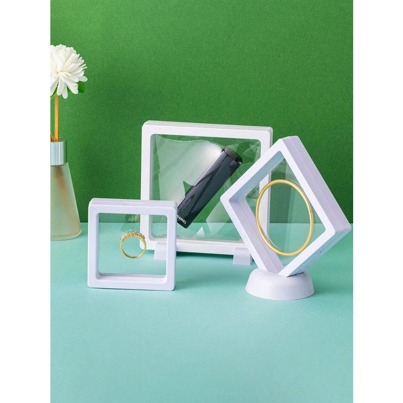 Transparent Film Box Earring Jewelry Storage Box Portable Oxidation Resistant Pe Film Ear Clip Necklace Gift BoxDust-Proof and Oxidation